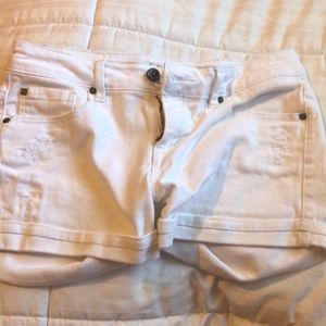 white shorts